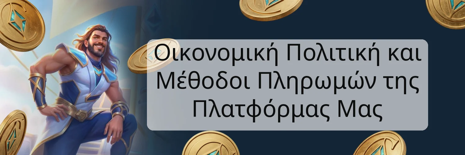 Οικονομική Πολιτική και Μέθοδοι Πληρωμών της Πλατφόρμας Μας Οικονομική Πολιτική και Μέθοδοι Πληρωμών της Πλατφόρμας Μας